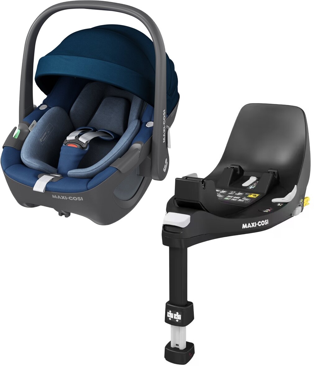фото Автолюлька группа 0+ (до 13 кг) Maxi-Cosi Pebble 360 с базой isofix FamilyFix 360