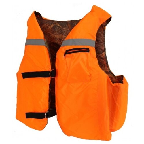 фото Спасательный жилет таёжник рыбак оранжевый/камуфляж 60-62 110 кг