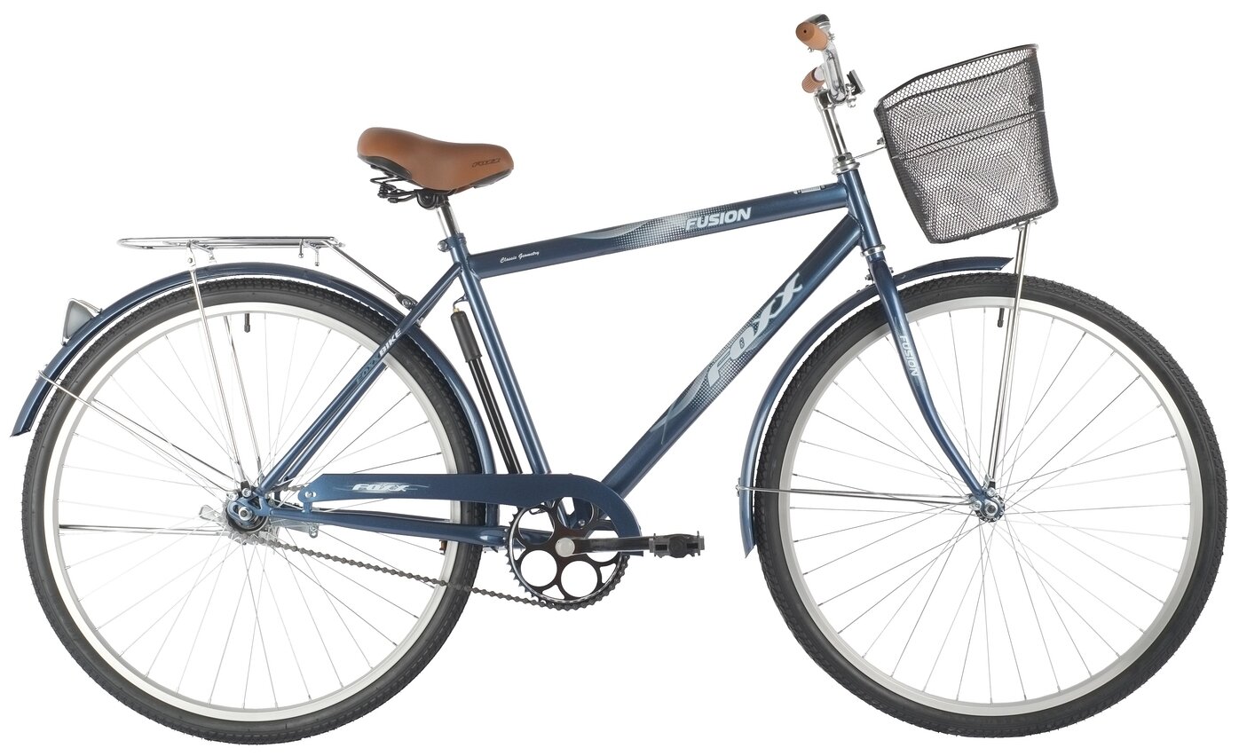 Велосипед Foxx Fusion 28 (2021) синий 146524 (28SHC.FUSION.20BL1)