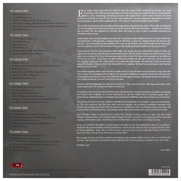 Виниловая пластинка Universal Music Louis Armstrong - The Platinum Collection (White Vinyl) (3LP)