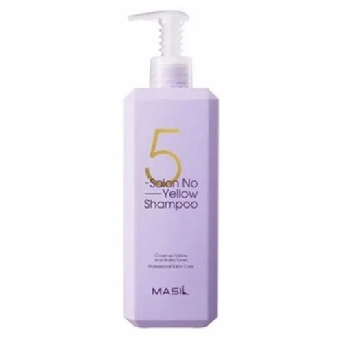 Тонирующий шампунь для осветленных волос Masil 5 Salon No Yellow Shampoo, корейская косметика