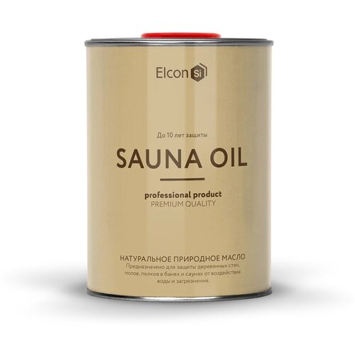 Масло для защиты полков Elcon Sauna Oil, 1 л масло elcon sauna для полков 0 5 л