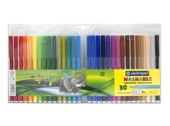 Фломастеры Centropen 30 цветов - фото №15