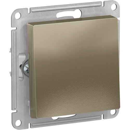 Выключатель Schneider Electric AtlasDesign, 1-клавишный, шампань, ATN000511, 3 шт.