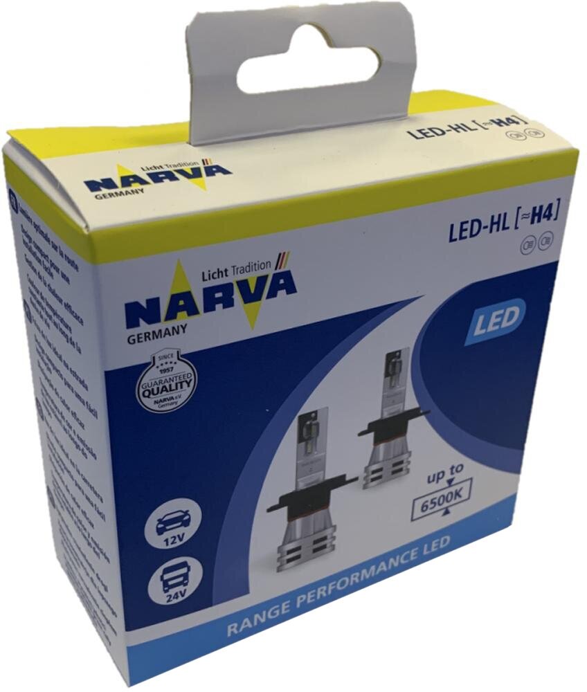 NARVA комплект ламп светодиодных LED H4 RANGE PERFORMANCE 6500K 18032, 2шт - фотография № 12