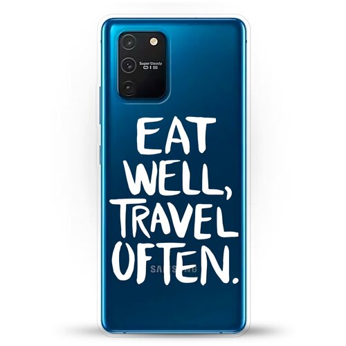 фото Силиконовый чехол eat well на samsung galaxy s10 lite andy & paul