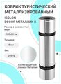 Коврик для активного отдыха и спорта Isolon Decor Металлик 8 мм, 180х60 см серый