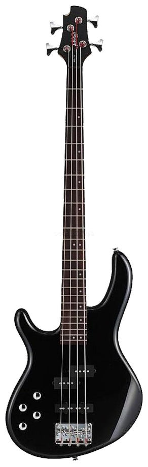 Action-Bass-Plus-LH-BK Action Series Бас-гитара, леворукая, черная, Cort