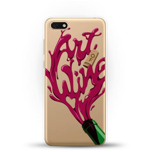 фото Силиконовый чехол art of wine на honor 7s andy & paul