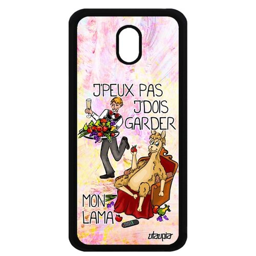 фото Чехол на мобильный samsung galaxy j5 2017, "не могу - у меня лама!" карикатура прикол utaupia