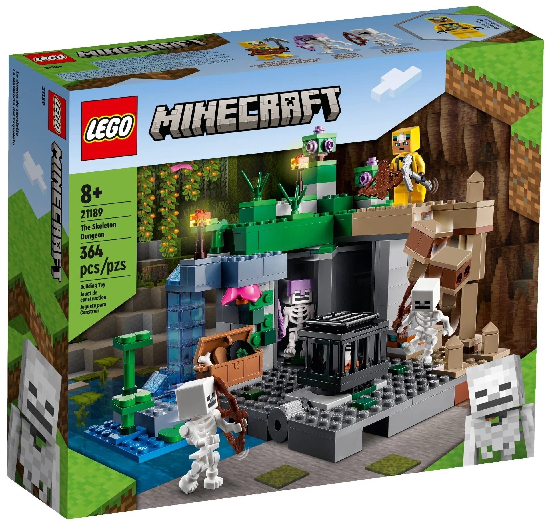 Lego 21189 Minecraft Подземелье скелетов