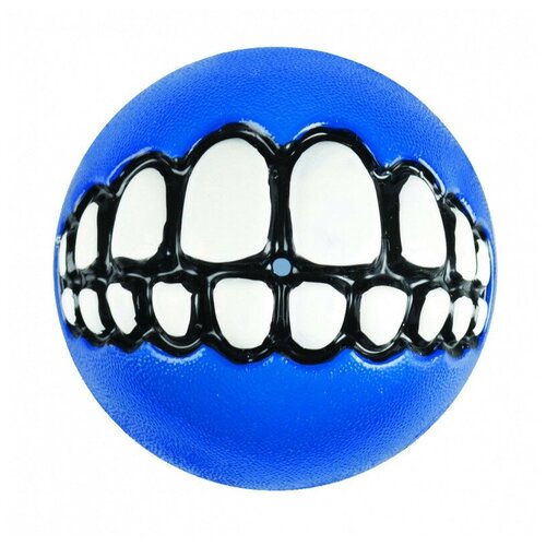 фото Мячик для собак rogz grinz small синий
