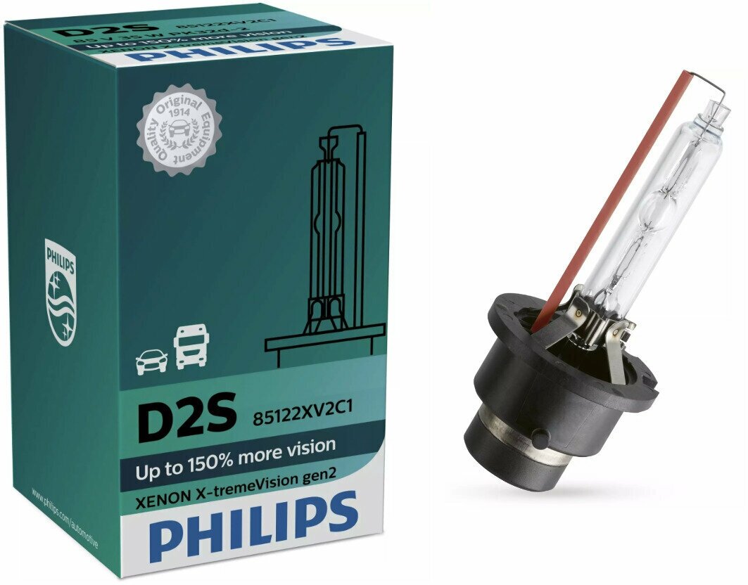 Philips D2S 85V-35W (P32d-2) 4800K X-tremeVision gen 2 - фото №18