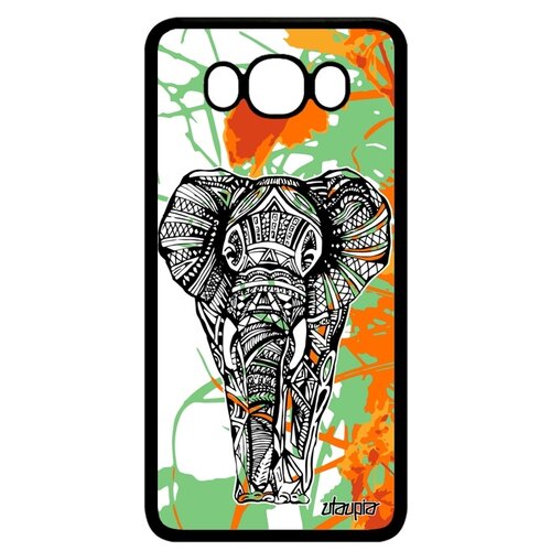 фото Чехол на смартфон galaxy j7 2016, "слон" саванна elephant utaupia