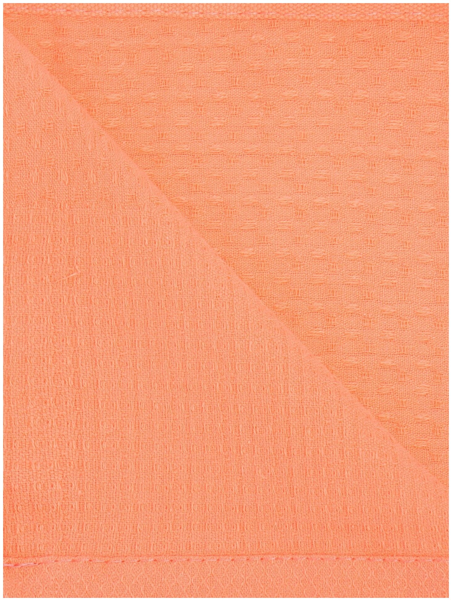 Полотенце для лица, рук, кухонное вафельное Деметра 40х60 см, 220 г/м2, цвет коралловый