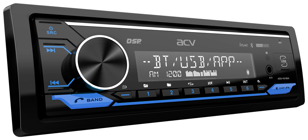 Автомагнитола DSP/FM/USB/SD/Bluetooth ACV ADX-907BM DSP