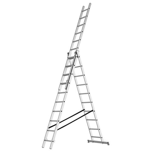 Трехсекционная промышленная лестница 3x8 REXANT трехсекционная лестница inforce 3x8 лп 03 08