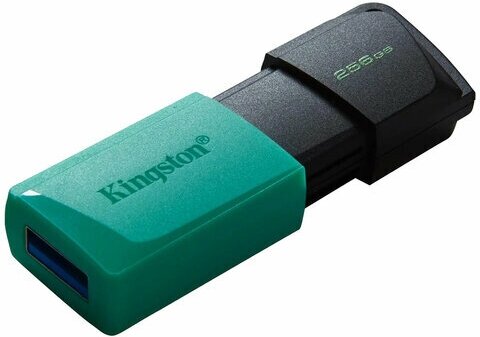 Флеш-диск 256GB KINGSTON DataTraveler Exodia M, разъем USB 3.2, черный/зеленый, DTXM/256GB