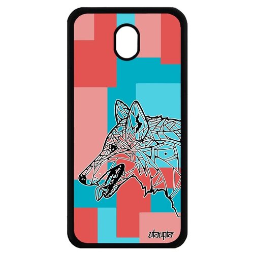 фото Чехол для смартфона samsung galaxy j7 2017, "волк" wolf одинокий utaupia