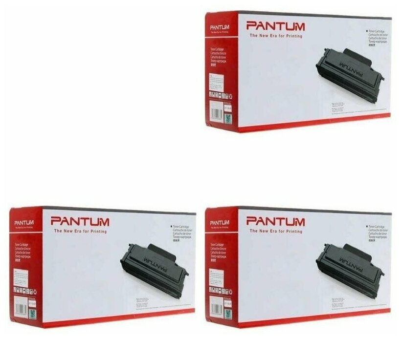 Pantum Картриджи комплектом Pantum TL-5126-3PK TL-5126 черный 3 упаковки [выгода 3%] 9K