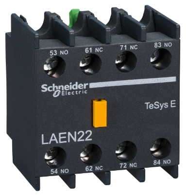 Контакт фронтальный 2НО+2НЗ для LC1E Schneider Electric, LAEN22