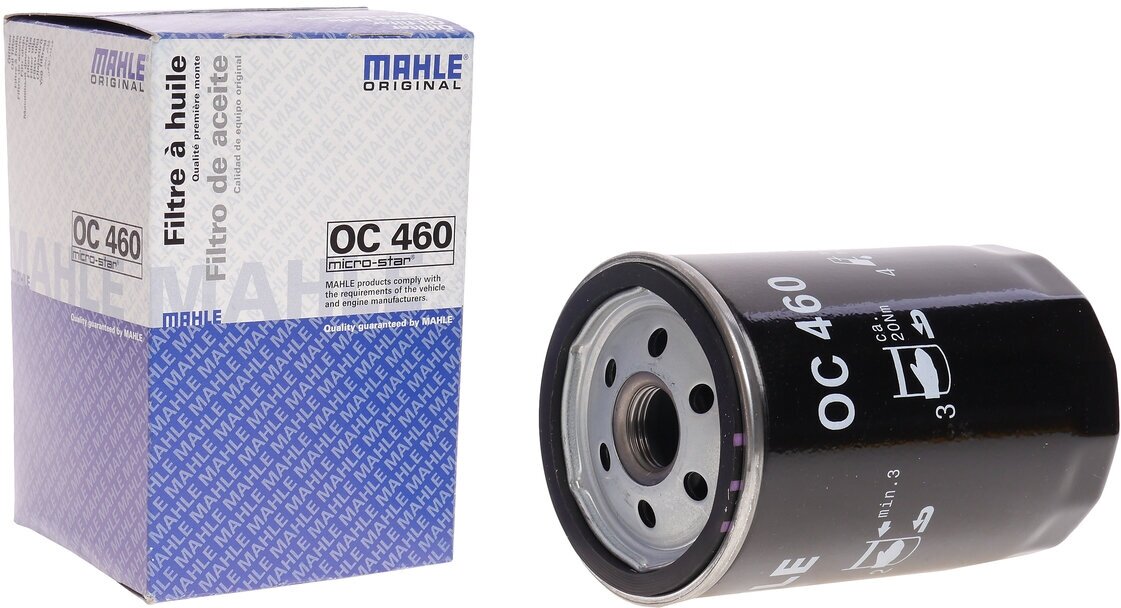 Фильтр масляный JAGUAR S-Type (2.5/3.0 V6), XJ6 (3.0), X-Type (2.0/2.5/3.0 V6) MAHLE OC460