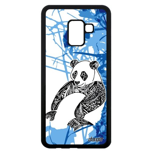 фото Чехол для мобильного samsung galaxy a8 2018, "панда" бамбук детеныш utaupia