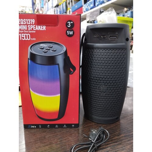 Портативная переносная акустическая колонка беспроводная мини ZQS 1319 105000₽