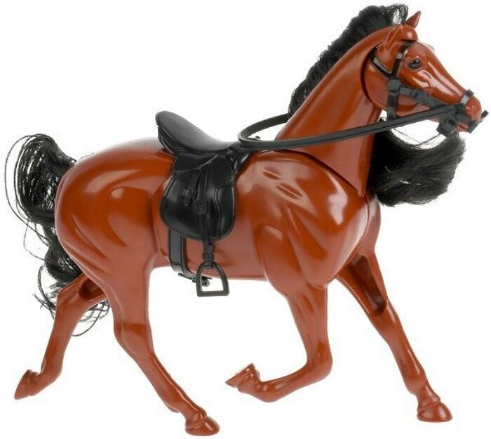 Аксессуары для кукол Карапуз, 29 см, лошадь машет головой, издает звук HY824738-PH-S
