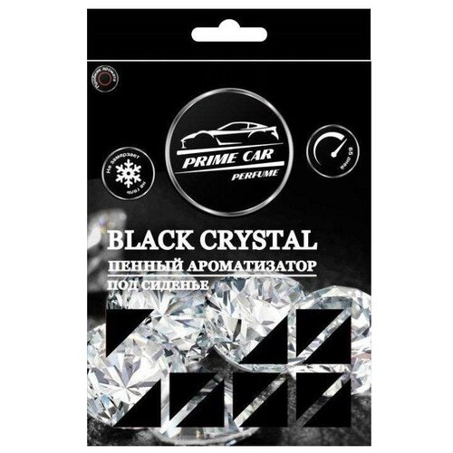 A2DM Ароматизатор для автомобиля Prime car Black crystal 220 г специальный серый