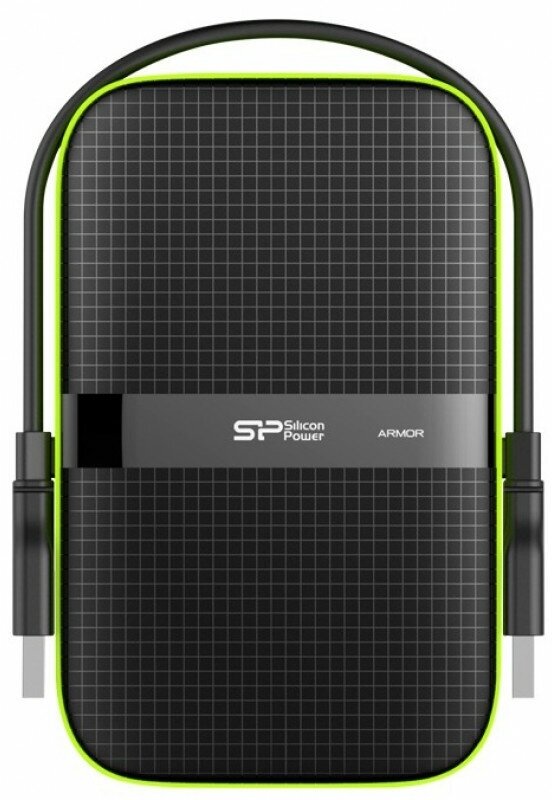 Внешний жесткий диск Silicon Power USB 3.0 2Tb A60 SP020TBPHDA60S3K Armor 2.5 черный