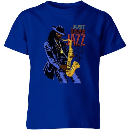 Футболка Us Basic, размер 12, синий мужская футболка джаз музыкант jazz саксофон l красный