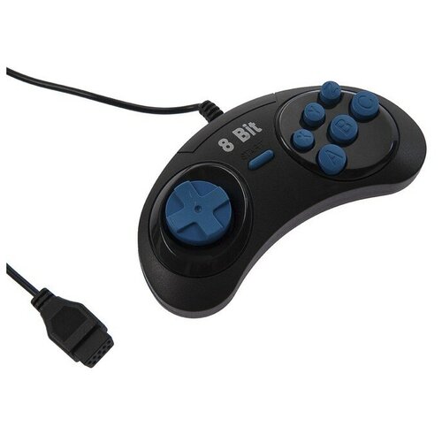 Геймпад для Dendy 8-bit 9pin узкий разъем черный 50500₽