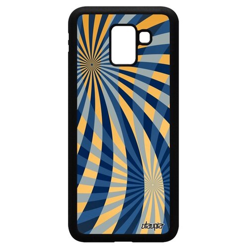 фото Чехол на galaxy j6 2018, "спирали" линии солнце utaupia
