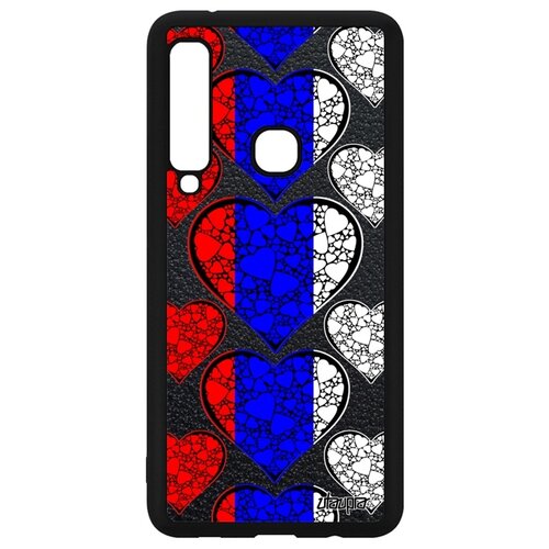 фото Чехол для телефонов galaxy a9 2018, "флаг россии с сердцем" любовь страна utaupia