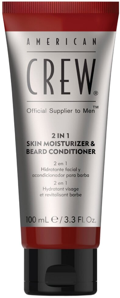 American Crew, Кондиционер для бороды и увлажняющее средство для кожи, 2 IN 1 SKIN MOISTURIZER AND BEARD, 100 мл