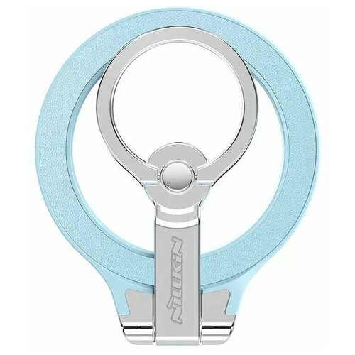 Магнитный держатель кольцо Nillkin SnapGrip Magnetic Adhesive Ring Holder для iPhone Android голубой 1790₽