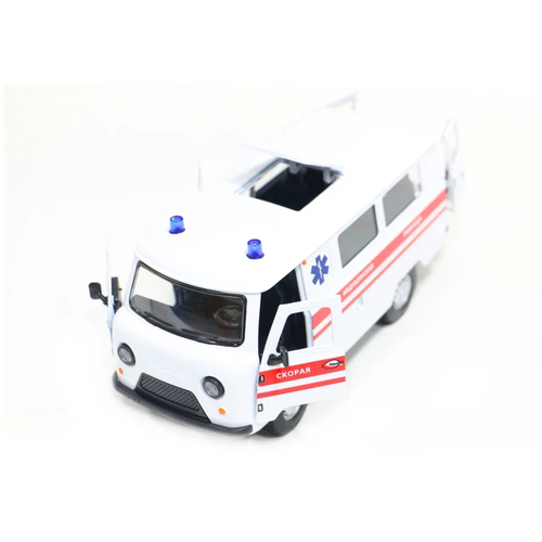 Микроавтобус Уаз 452 Буханка-Полиция со светом и звуком 18 см
