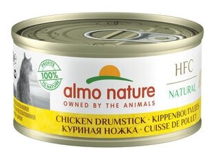 Almo Nature (консервы) консервы для кошек "Аппетитные Куриные бедрышки", 75% мяса, 70 г. (24 шт)