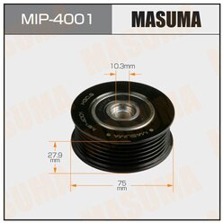 Ролик обводной MASUMA MIP-4001