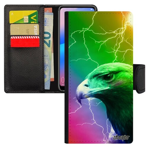 фото Чехол книжка для смарфона huawei p20 pro орел беркут птица utaupia