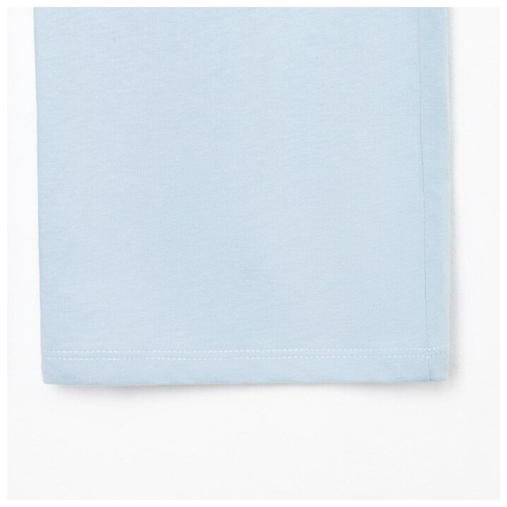 Пижама женская (рубашка и брюки) KAFTAN Love размер 40-42, цвет голубой (1 шт.) - фотография № 11