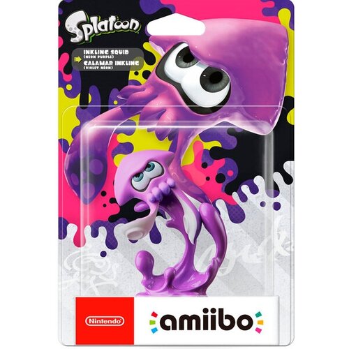 Фигурка Amiibo Инклинг-кальмар (неоново фиолетовый) «Splatoon Collection»