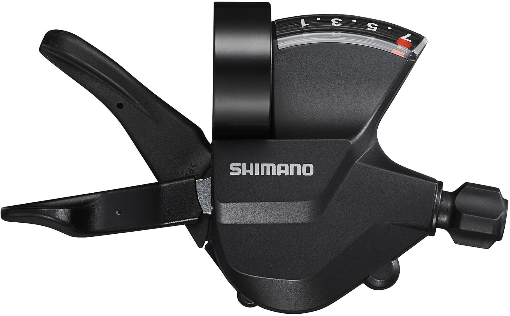 Шифтер (манетка) Shimano SL-M315, серия Altus, 7 скоростей, под правую руку, трос 205 см, черный