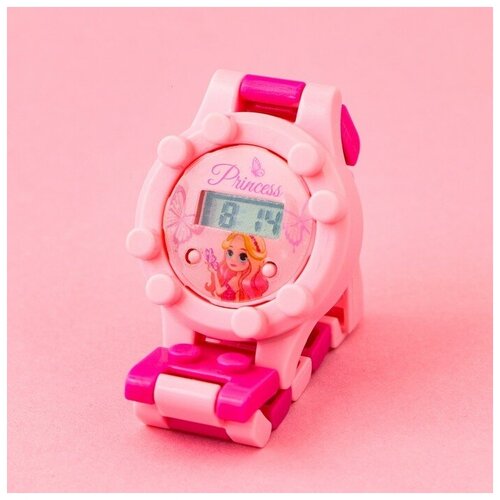 фото Наручные часы like me часы наручные электронные «самой милой леди», с ремешком-конструктором, розовый