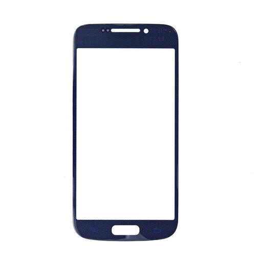 Стекло для переклейки Samsung C101 Galaxy S4 Zoom (синее)
