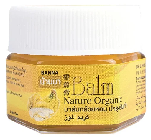 Banna Крем-Бальзам Balm Nourishing Heel Nature Organic Органический от Трещин на Пятках и Ступнях Ног, 25г