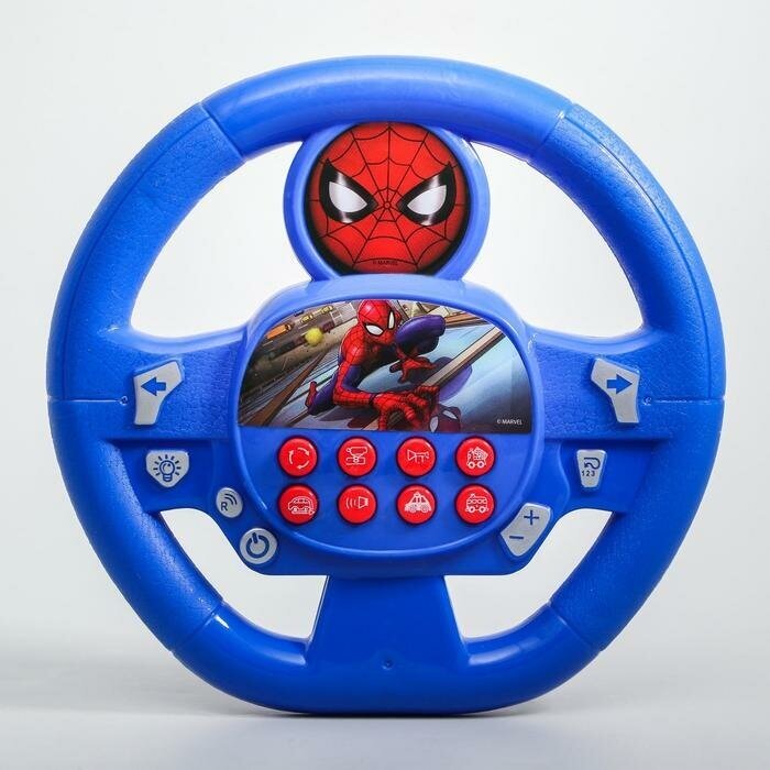 MARVEL Музыкальный руль «Человек-паук», Marvel, звук, работает от батареек