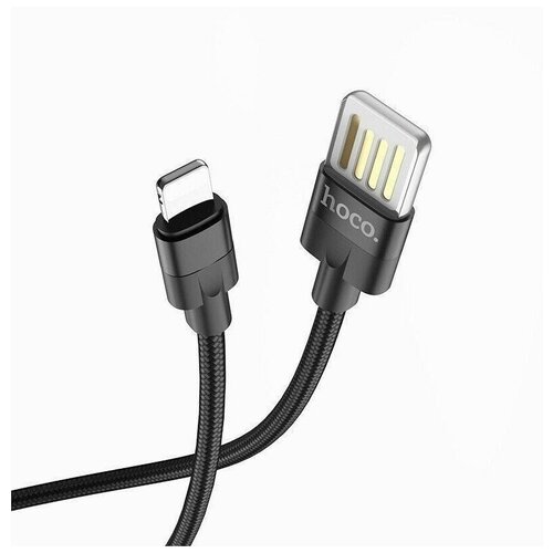 Кабель USB - Type-C Hoco U55 (оплетка нейлон) Черный кабель usb lightning u55 1 2m hoco черный