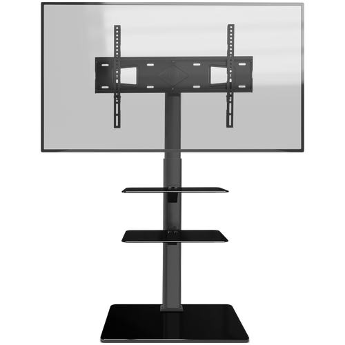 Cтойка ONKRON TS5550 для телевизора 32"-65" напольная, регулировка высоты, до 30 кг, чёрная черный